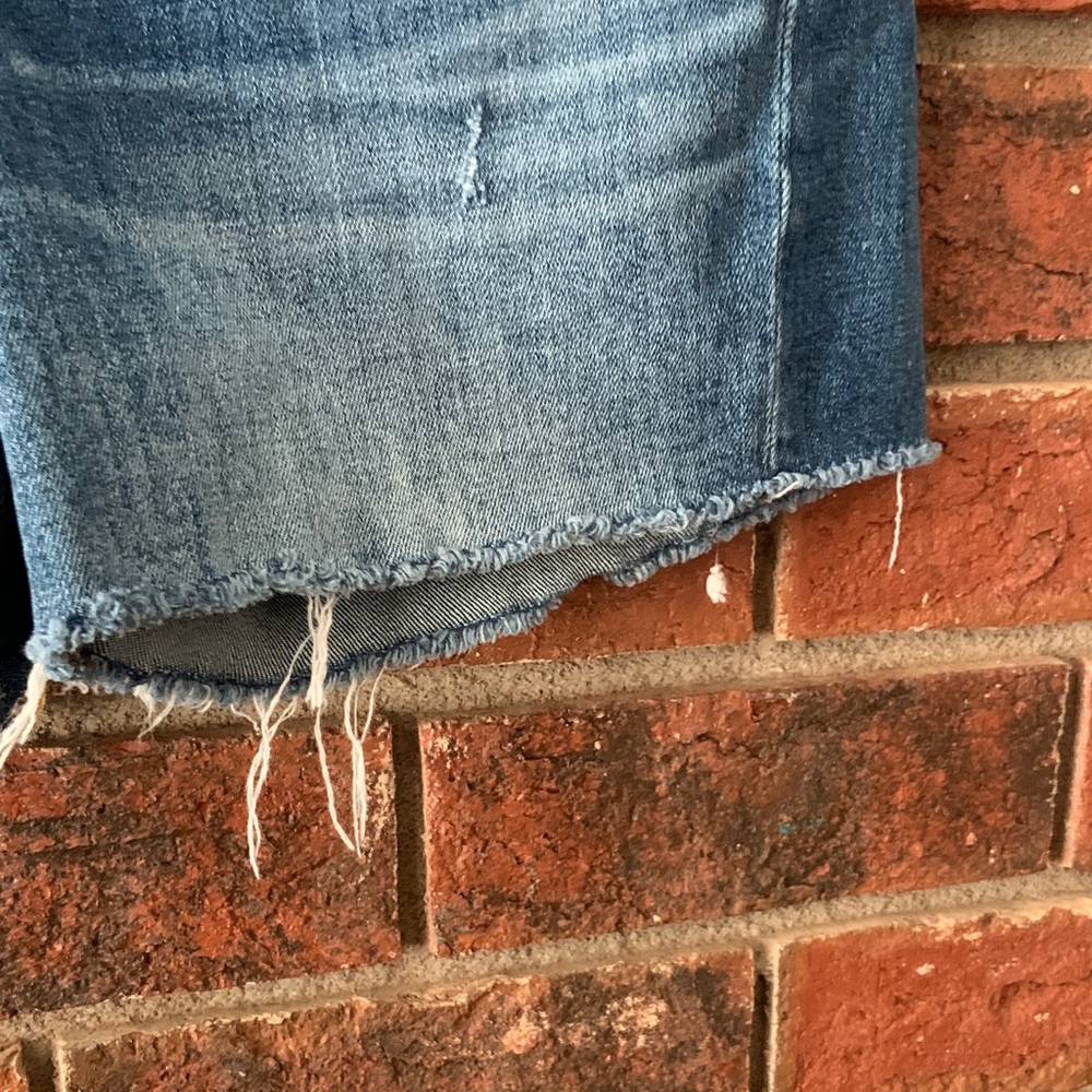 Madewell Blue High-Rise Denim Shorts - Picture 4 of 7